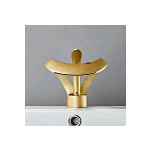 Lüks Gold Altın Şelale Lavabo Bataryası