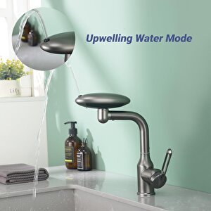 Fonksiyonel Banyo Lavabo Bataryası - Saç Yıkama-abdest-hijyen Tasarımı Lavabo Musluğu Abs Plastik