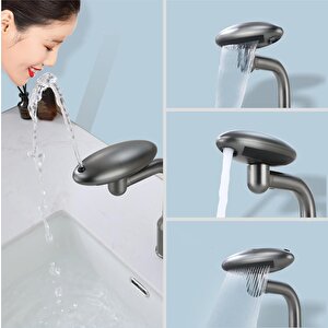 Fonksiyonel Banyo Lavabo Bataryası - Saç Yıkama-abdest-hijyen Tasarımı Lavabo Musluğu Abs Plastik