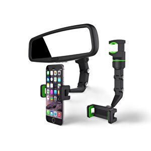 Araç Dikiz Aynası Telefon Tutucu Standı 360° Derece Ayarlanabilir, Masaüstü, Koltuk Arkası Telefon Tutacağı car holder