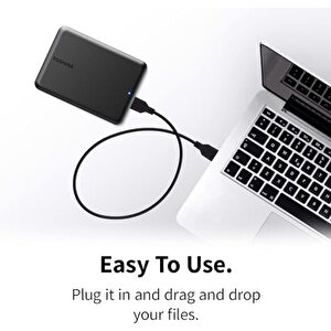 Toshiba Canvio Partner 2 Tb Taşınabilir 2, 5 Inç Harici Hdd, Usb 3.2 Gen 1, Mac Ve Windows Ile Uyumlu, Usb Ile Çalışır