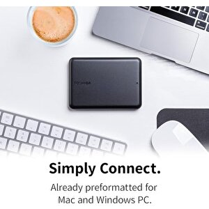 Toshiba Canvio Partner 2 Tb Taşınabilir 2, 5 Inç Harici Hdd, Usb 3.2 Gen 1, Mac Ve Windows Ile Uyumlu, Usb Ile Çalışır