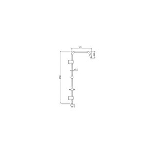 Rain Slim Tepe Duş Seti 3+1f 53220-2m