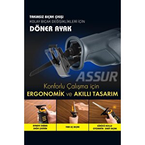 750w Bakır Sargılı 6 Kademe Devir Ayarlı Tilki Kuyruğu Testere