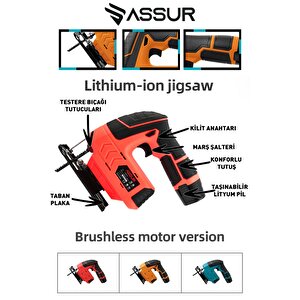 Plus 12 V Çift Akülü Şarjlı Dekupaj Testere Makinesi