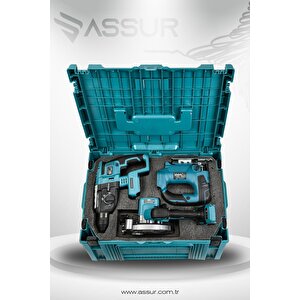 21v Akülü 6'lı Set Somun Sıkma Hilti Dekupaj Testere Akülü Vidalama Daire Testere Taşlama
