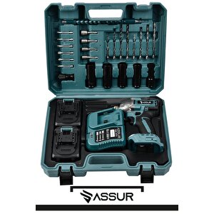 Pro 21v Çift Akülü Kömürsüz Darbeli Matkap Somun Sıkma Sökme