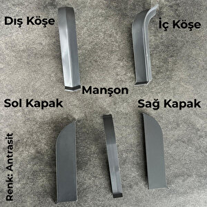 Solid80 Aksesuar Seti̇ Beyaz Antrasit
