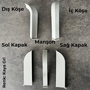 Solid80 Aksesuar Seti̇ Beyaz Gri-Füme