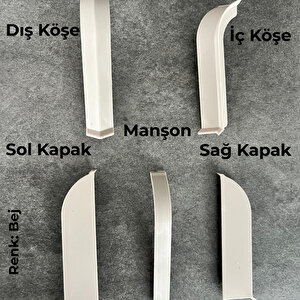 Solid80 Aksesuar Seti̇ Beyaz Bej