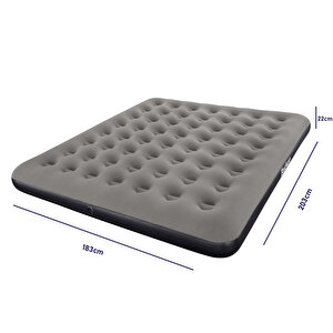 Bestway Ultra King 3 Kişilik Şişme Yatak Ve Manuel El Pompalı 203x183x22cm 671hc Bw148