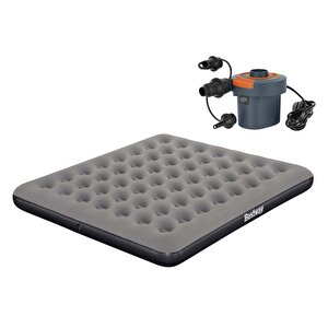 Bestway Ultra King 3 Kişilik Şişme Yatak Ve Elektrikli Pompa 203x183x22cm 671hc Bw147