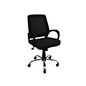 Panorama Siyah Büro Ofis Çalışma Koltuğu Yönetici Bilgisayar Sandalyesi