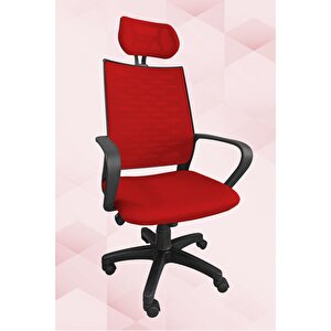 Atlas Fileli Plastik Yönetici Ofis Büro Bilgisayar Çalışma Koltuğu - Sandalyesi