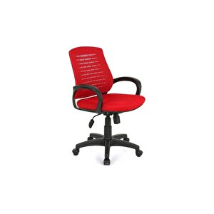 Sers Ofis Büro Çalışma Sandalyesi-kırmızı Bilgisayar Koltuğu