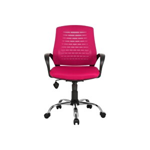 Sers Pembe Ofis Büro Çalışma Sandalyesi