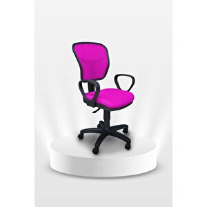 Fileli Pembe Ofis Ev Sekreter Pc Koltuğu