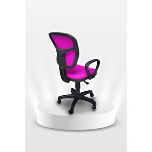 Fileli Pembe Ofis Ev Sekreter Pc Koltuğu