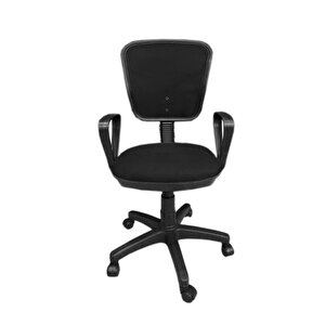 Siyah Fileli Ofis Çalışma Koltuğu Öğrenci Koltuğu Bilgisayar Koltuğu Büro Koltuğu Dönerli Koltuk
