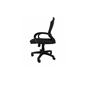 Siyah Fileli Büro Ofis Çalışma Koltuğu, Ergonomik Bilgisayar Sandalyesi