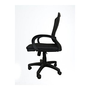 I Office Furniture & Desing Siyah Fileli Büro Şef Sekreter Çalışma Koltuğu Bilgisayar Sandalyesi 001