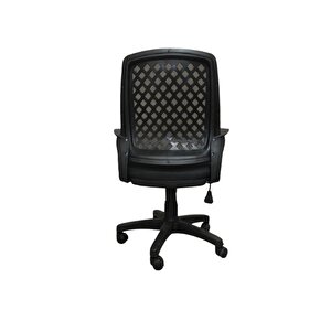 Fileli Petek Ofis Büro Bilgisayar Koltuğu Sandalyesi Siyah
