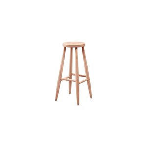 Ahşap Yuvarlak Bar Tabure