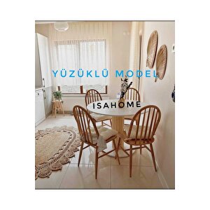 Yüzüklü Ada Ham Ahşap Sandalye