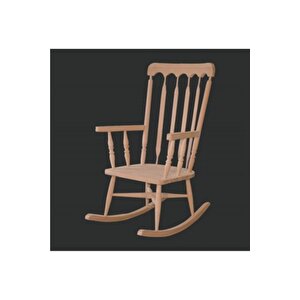 Ahşap Tasarım Sallanan Sandalye