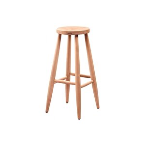 Ipso Kırlangıç Bar Taburesi Cilasız Ham Ahşap