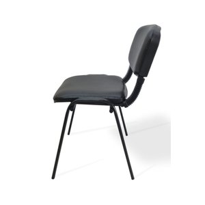I Office Furniture & Desing Siyah Ofis Büro Bekleme Misafir Form Koltuğu Sandalyesi 007