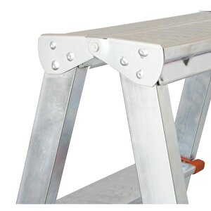 3+3 Basamaklı Çift Çıkışlı Galvanizli Profil Merdiven | Ev, Bahçe, İş Yeri İçin