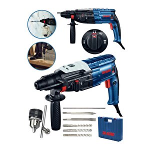 Alman Pro 4200 Çelik Şanzuman Bakir Sargili Kırıcı Delici Hilti Matkap + 5 Adet Uç Yedek Mandren