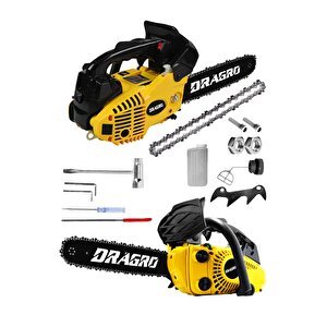 Alman 25cc Mini Benzinli Testere Ağaç Odun Dal Budama Ve Kesme Testeresi Hızar Motoru