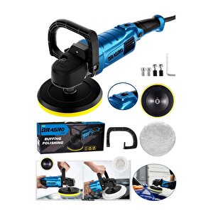 Alman Profesyonel 1800 W 6 Kademeli Kutulu Pasta Cila Ve Zımpara Makinesi