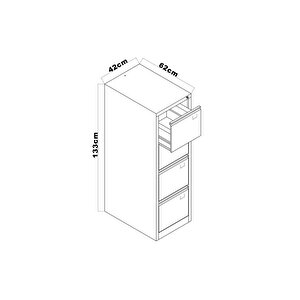 Çelik Dosya Dolabı Metal Dolap Ofis Dolapları Arşiv , Garaj , Bahçe , Kiler , Balkon