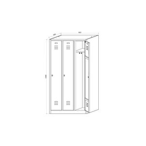 Çelik Dosya Dolabı Metal Dolap Ofis Dolapları Arşiv , Garaj , Bahçe , Kiler , Balkon