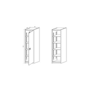 Çelik Dosya Dolabı Metal Dolap Ofis Dolapları Arşiv , Garaj , Bahçe , Kiler , Balkon