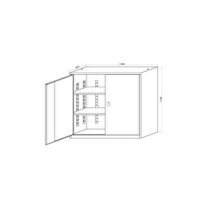 Çelik Dosya Dolabı Metal Dolap Ofis Dolapları Arşiv , Garaj , Bahçe , Kiler , Balkon