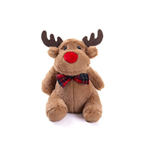 Yılbaşı Sevimli Geyik Peluş 25 Cm