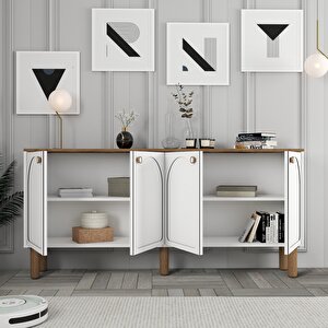 Bohem 3 Lü Salon Takımı - Beyaz
