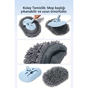 Çok Fonksiyonlu Mikrofiber Araba Yıkama Fırçası Teleskopik Uzun Saplı Detay Fırçası Oto Mopu