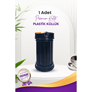 1 Adet Siyah Çizgili Dekoratif Plastik Kokusuz Yanmaz Küllük Kül Tablası