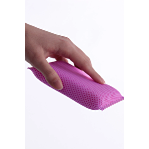 12 Adet Mikrofiber Lifli Bulaşık Süngeri – Özel Dokulu Dayanıklı Mutfak Temizlik Süngeri Seti