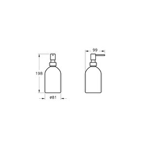 Vitra Origin Sıvı Sabunluk, Bakır A4489126
