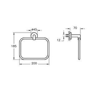 Minimax Havluluk Krom A44783