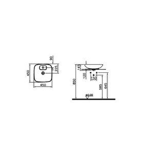 Vitra Memoria Kare Çanak Lavabo, 45 Cm, Mat Siyah, 5887b483-0041