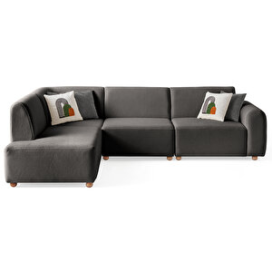 Eymense Sloft Köşe Koltuk Takımı Antrasit Sol Köşe