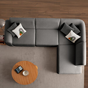 Eymense Sloft Köşe Koltuk Takımı Antrasit Sağ Köşe