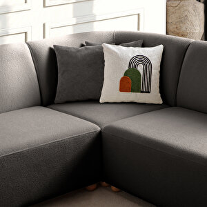 Eymense Sloft Köşe Koltuk Takımı Antrasit Sağ Köşe